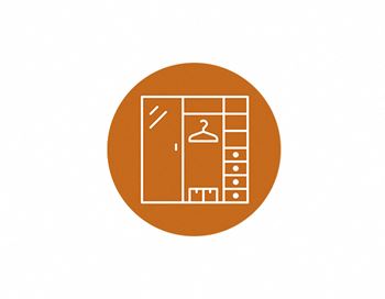 Spacious closets